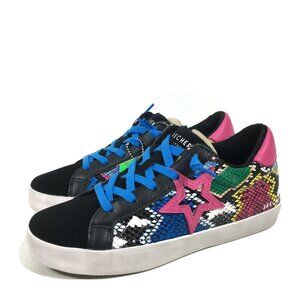 Skechers Street LA Sneakers Womens Size 6.5 Diamond Starz Black